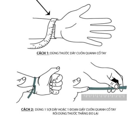 Cách đo ni lắc tay