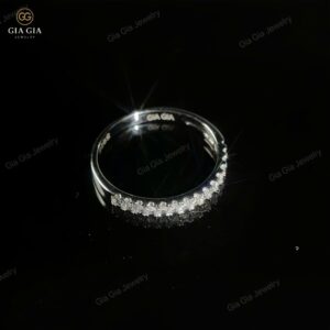 Nhẫn Bạc N17 Cho Nữ Chất Liệu Bạc 925 Xi Bạc Kim 2 Lớp Nhẫn mã N17