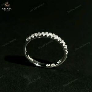 Nhẫn Bạc N17 Cho Nữ Chất Liệu Bạc 925 Xi Bạc Kim 2 Lớp Nhẫn mã N17