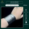 Vòng Xi Men Đại Bản To XM3 Cho Nữ Chất Liệu Bạc 925 Xi Bạc Kim 2 Lớp Mã XM3